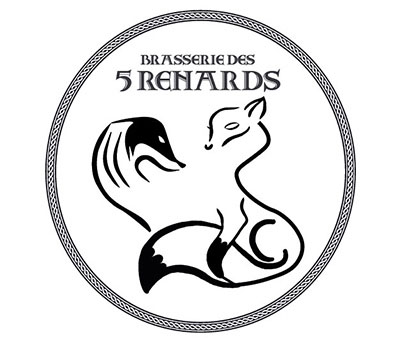 Logo Brasserie 5 Renards, catégorie Identité visuelle